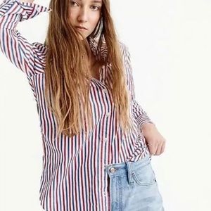 J.Crew Classic-fit boy in trifecta stripe Red/Blue